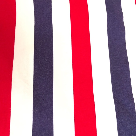 Vintage Red white and blue striped button up - Picture 4 of 6
